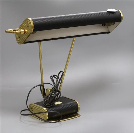 An Eileen Gray 1960s desk lamp Height 40cm